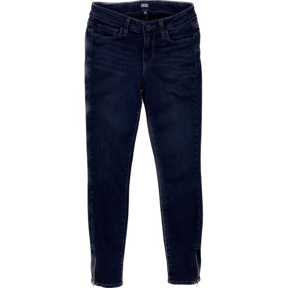 Paige Denim - Paige Jeans Women’s Size 27 Denim Verdugo Ankle Zipper Blue Dark Wash